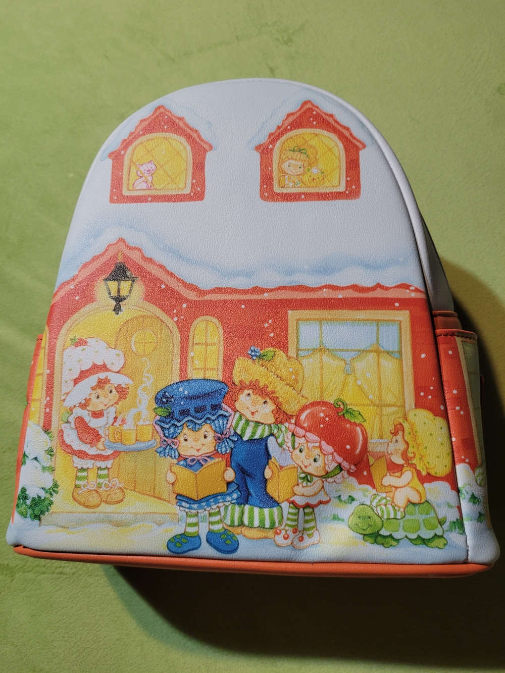 Loungefly Strawberry Shortcake And Friends Caroling Holiday Mini Backpack